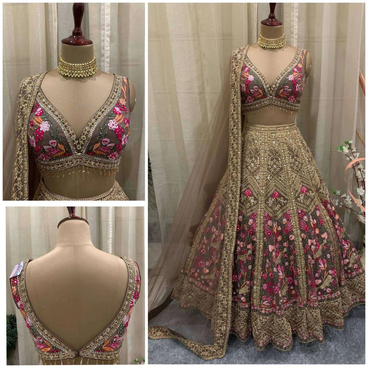 Vardan Ethnic Bd 1615 Faux Georgette Wholesale Party Wear Lehenga — Wholesale Lehenga, MPA wholesale from Surat - Gallery Image 2